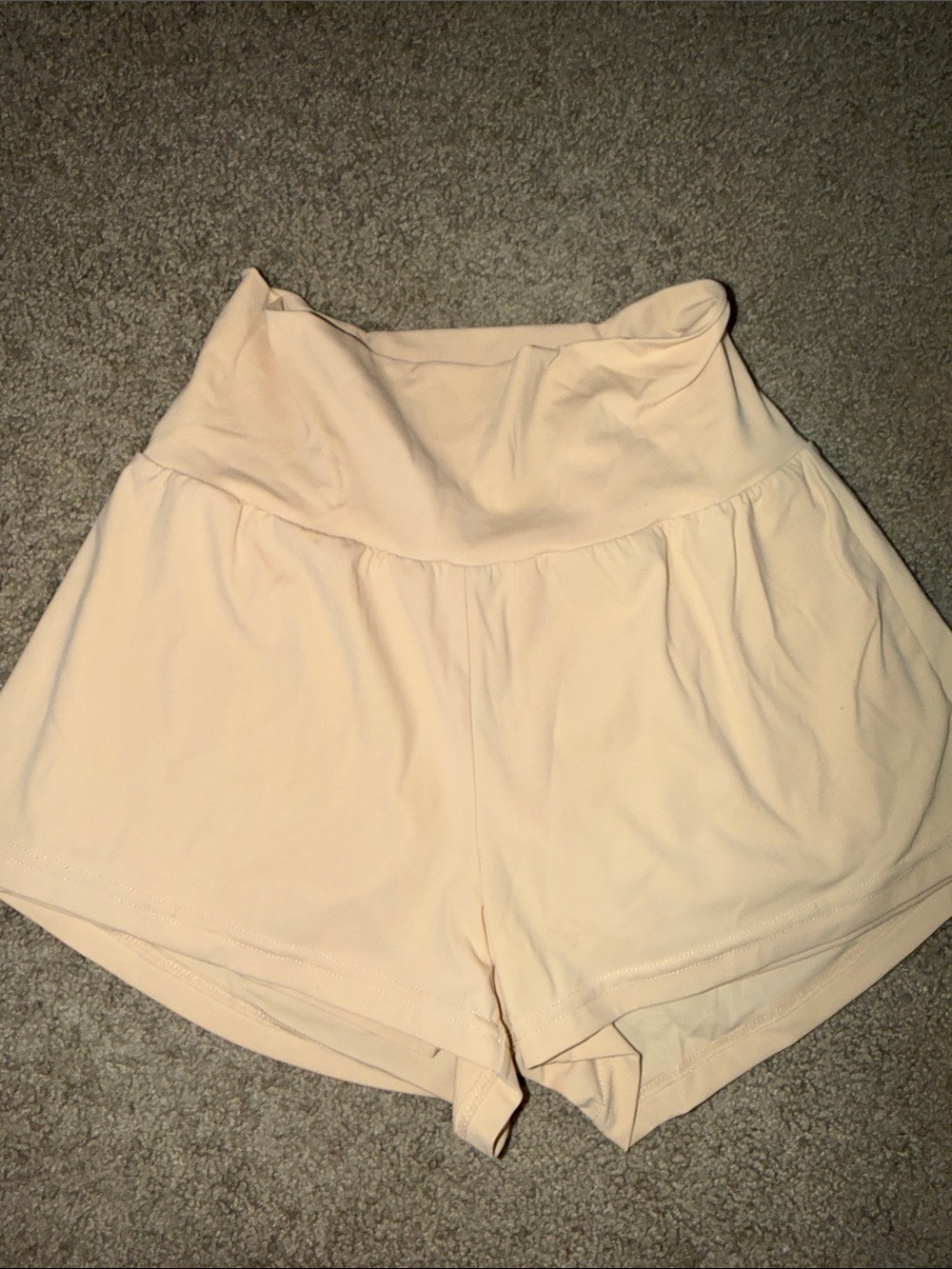 Halara Women's High-Waist Peach/Nude Shorts Small